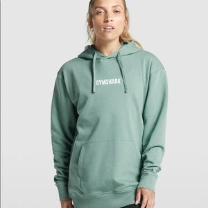 Gymshark Apollo Graphic Oversized Hoodie - Light Green